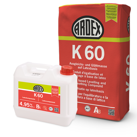 ARDEX K 60 - prášek + latex (1 balení 24,95 kg)
