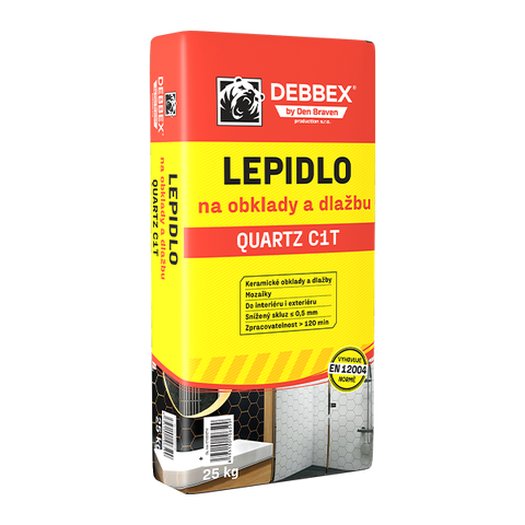 DenBraven Lepidlo QUARTZ C1T na obklady a dlažbu - 25 kg
